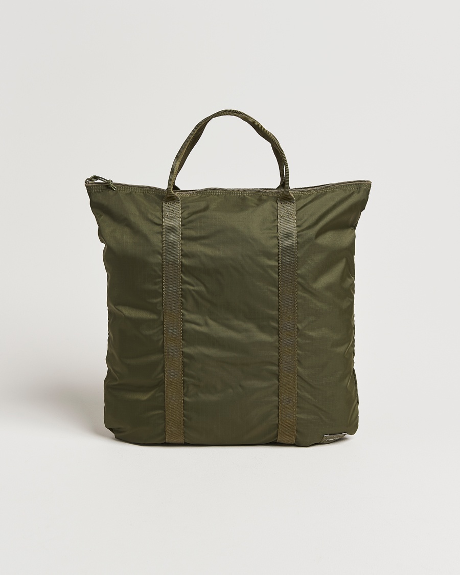 Porter-Yoshida & Co. Force 2Way Tote Bag Olive Drab at CareOfCarl.com