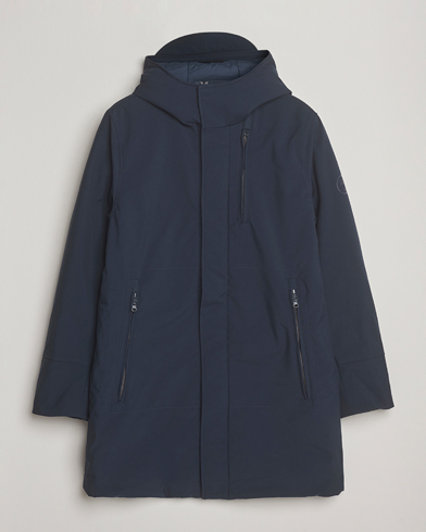 Fred Perry Padded Zip Through Parka Night Green at CareOfCarl.com