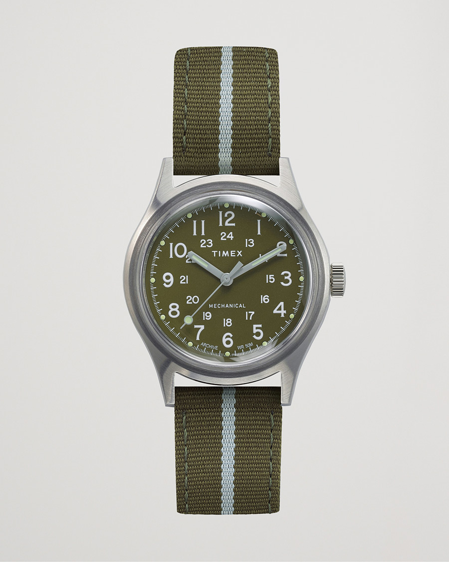 Timex MK1 Mechanical Watch 36mm Green | Man - CareOfCarl.nl