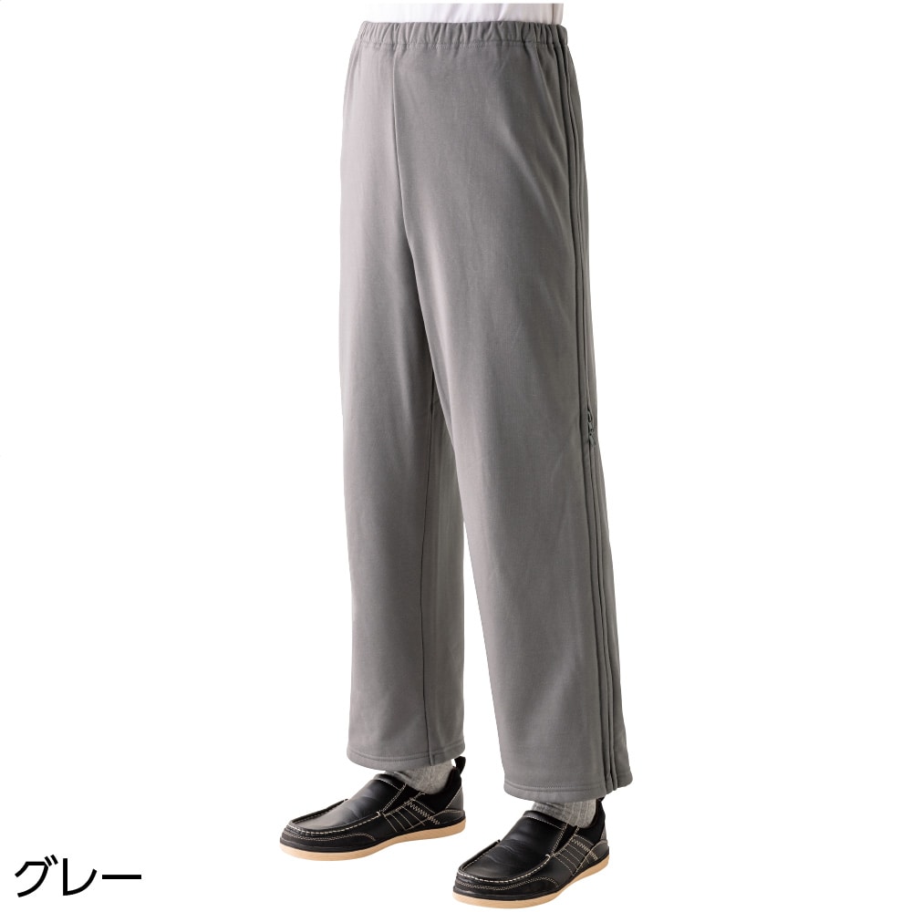 ケアファッションオンライン裏起毛脇全開スウェットパンツ（紳士）(M