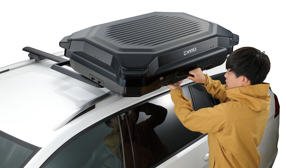 これがルーフキャリア？業界初※、簡単に着脱でき荷物が運べるルーフ