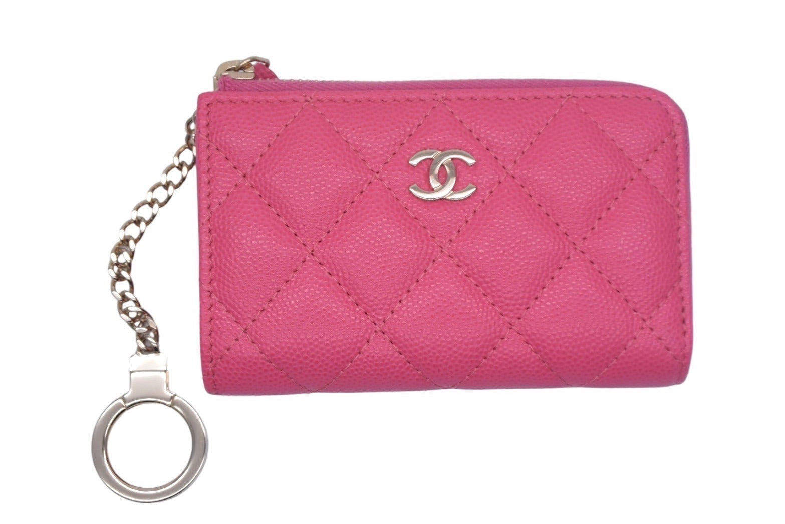 正規品】美✨ビンテージCHANELキャビアスキン⭐︎ラウンドファスナー