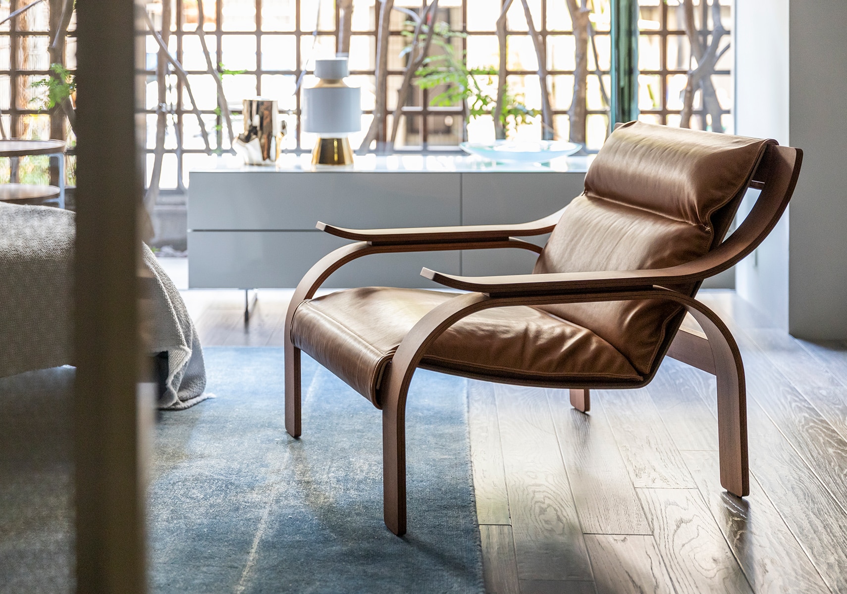 Cassina（カッシーナ）722 WOODLINEウッドライン ラウンジチェア
