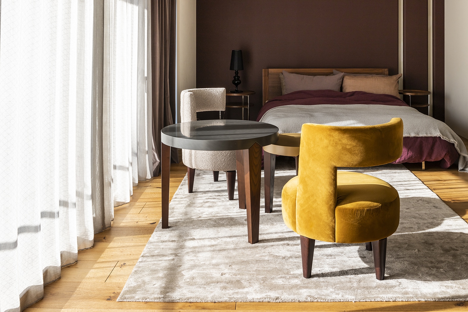 SHARA（シャラ スウィベルラウンジチェア）PHILIPPE HUREL