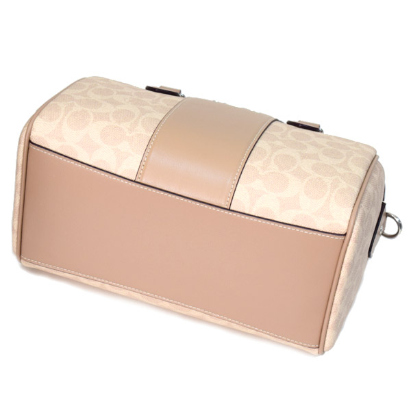 COACH】コーチ バッグ コーティングキャンバス レザー シグネチャー