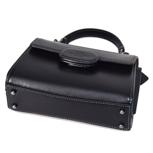 COACH】コーチ バッグ レザー エライザ ロゴ ミニ トップ ハンドル