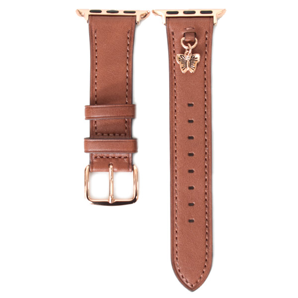 COACH】コーチ レザー 蝶々 バタフライ チャーム アップルウォッチ