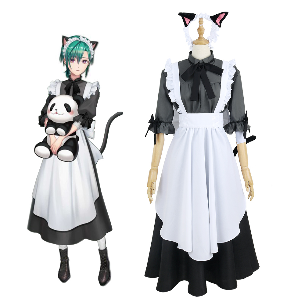 バーチャルYouTuber VTuber メイド衣装 緑仙 コスプレ衣装