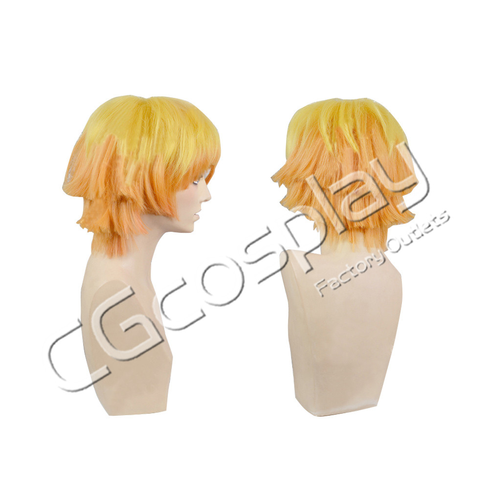 鬼滅の刃 我妻善逸 コスプレウィッグ コスプレ衣装