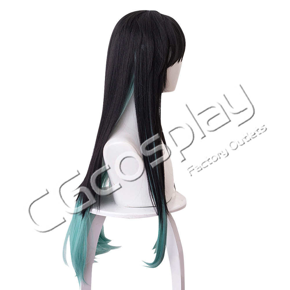 鬼滅の刃 時透無一郎 霞柱 コスプレウィッグ コスプレ衣装 75cm