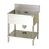 マルゼンBS1-066|一槽シンク バックガードあり|シンク|作業機器・板金