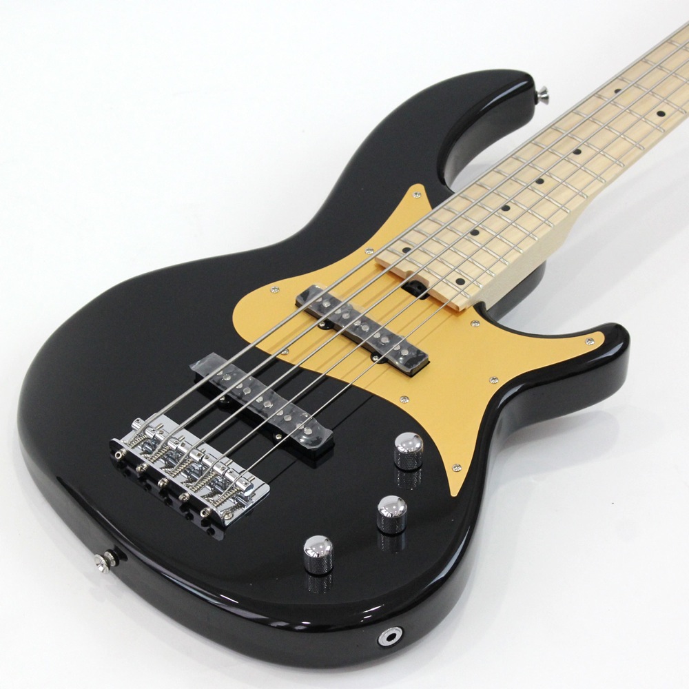 AriaProII RSB-618/5 BK 5弦エレキベース(ゴールドアノダイズド