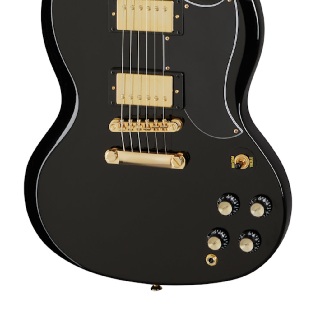 Epiphone SG Custom Ebony エレキギター(1960年代のギブソンSGカスタム