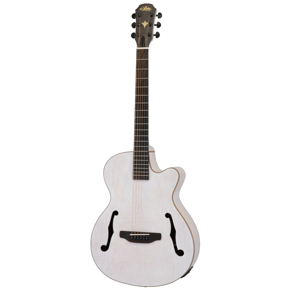 ARIA アリア FET-F2 STWH Elecord Stained White w/Bag エレクトリック
