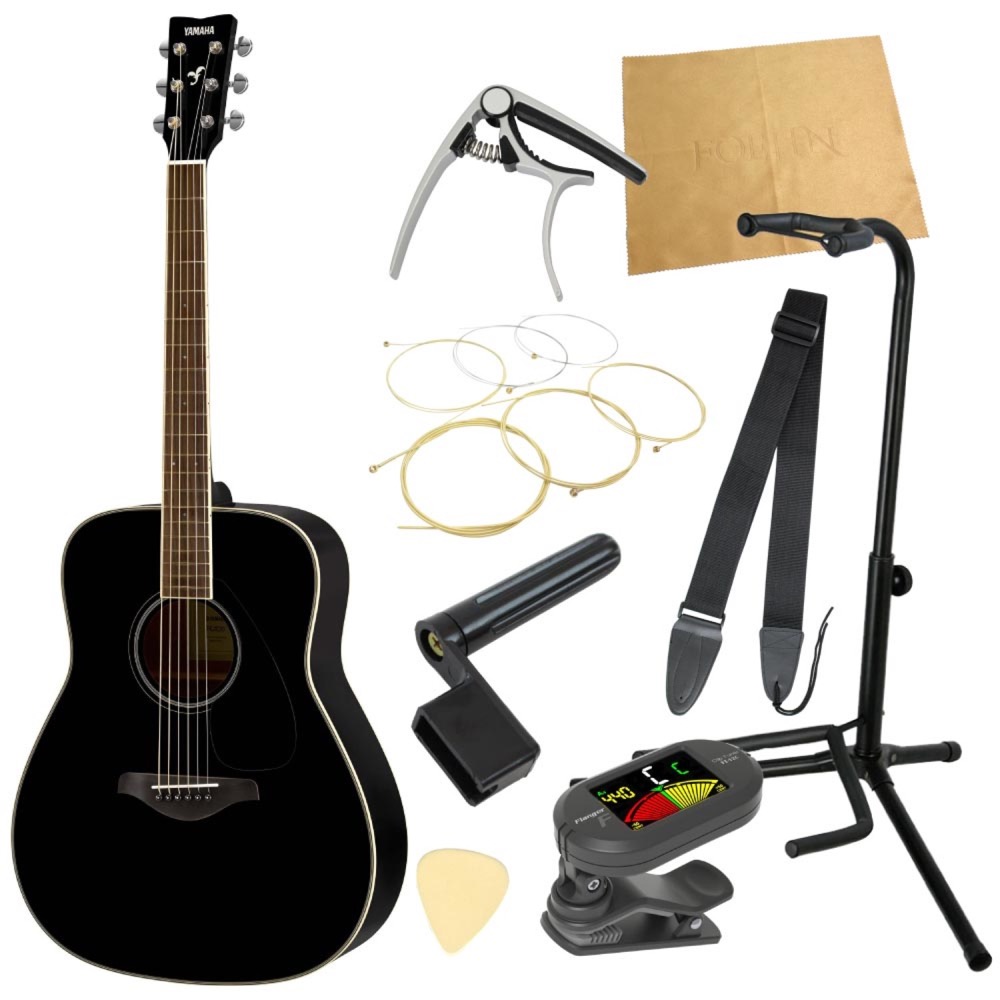 ヤマハから始める！大人のアコギ入門セット YAMAHA FG820 BL