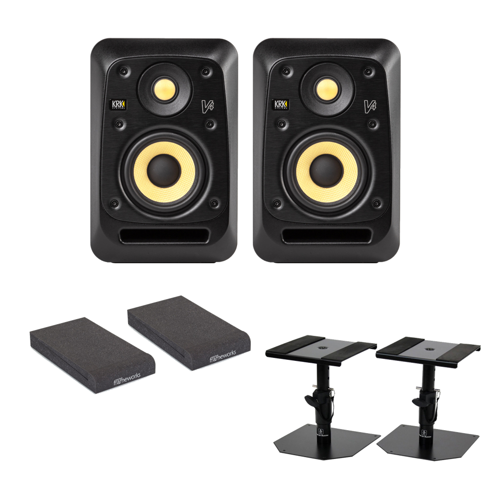 KRK SYSTEMS V4S4 Vシリーズ4 モニタースピーカー×2本（ペア