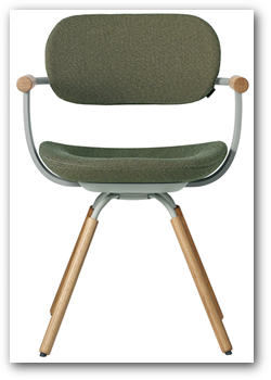 イトーキ バーテブラ03（vertebra03） 4本回転脚 木タイプ KG-877SD-L4