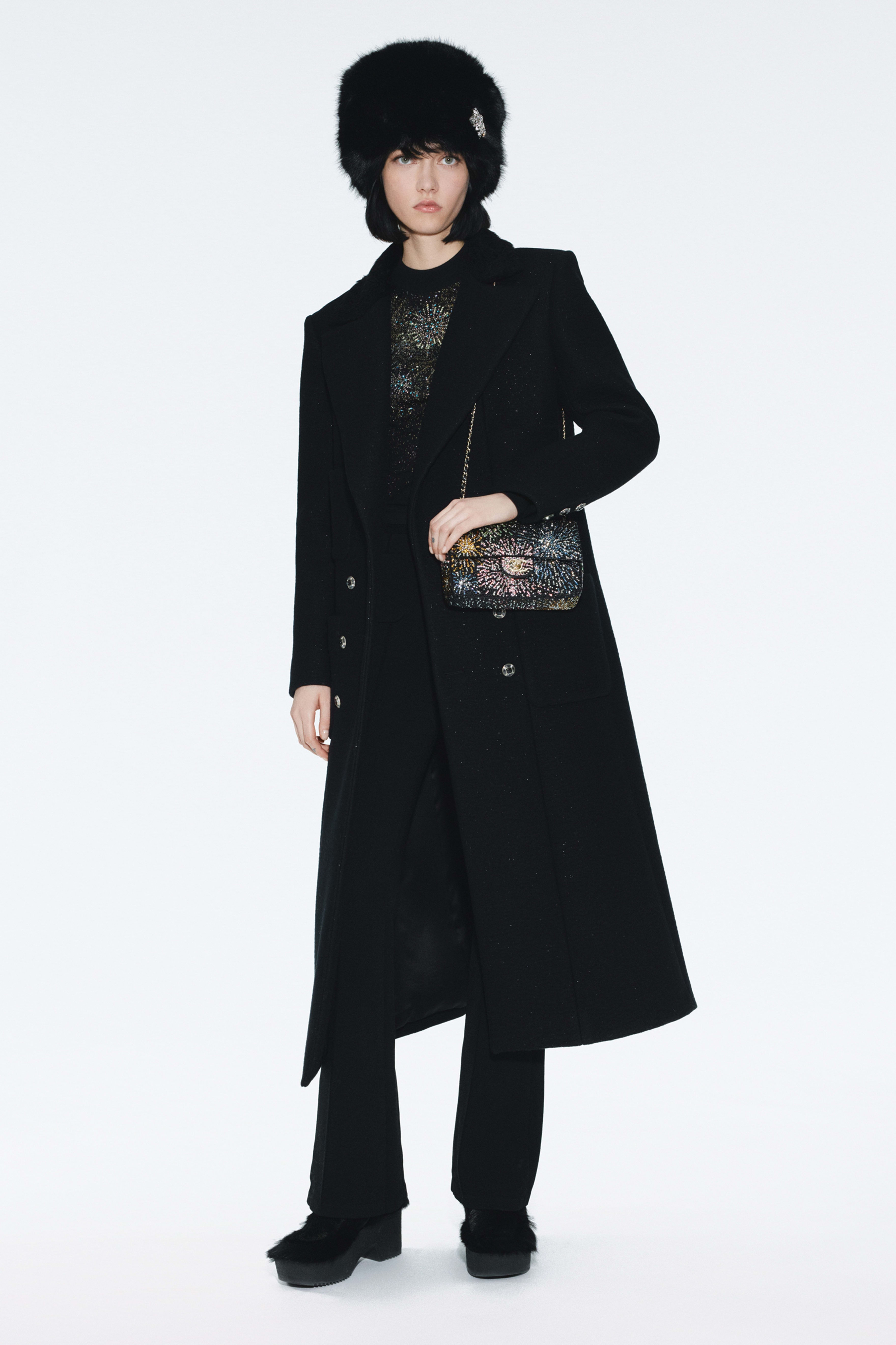 Coat - Cashmere & wool, black — Fashion | CHANEL