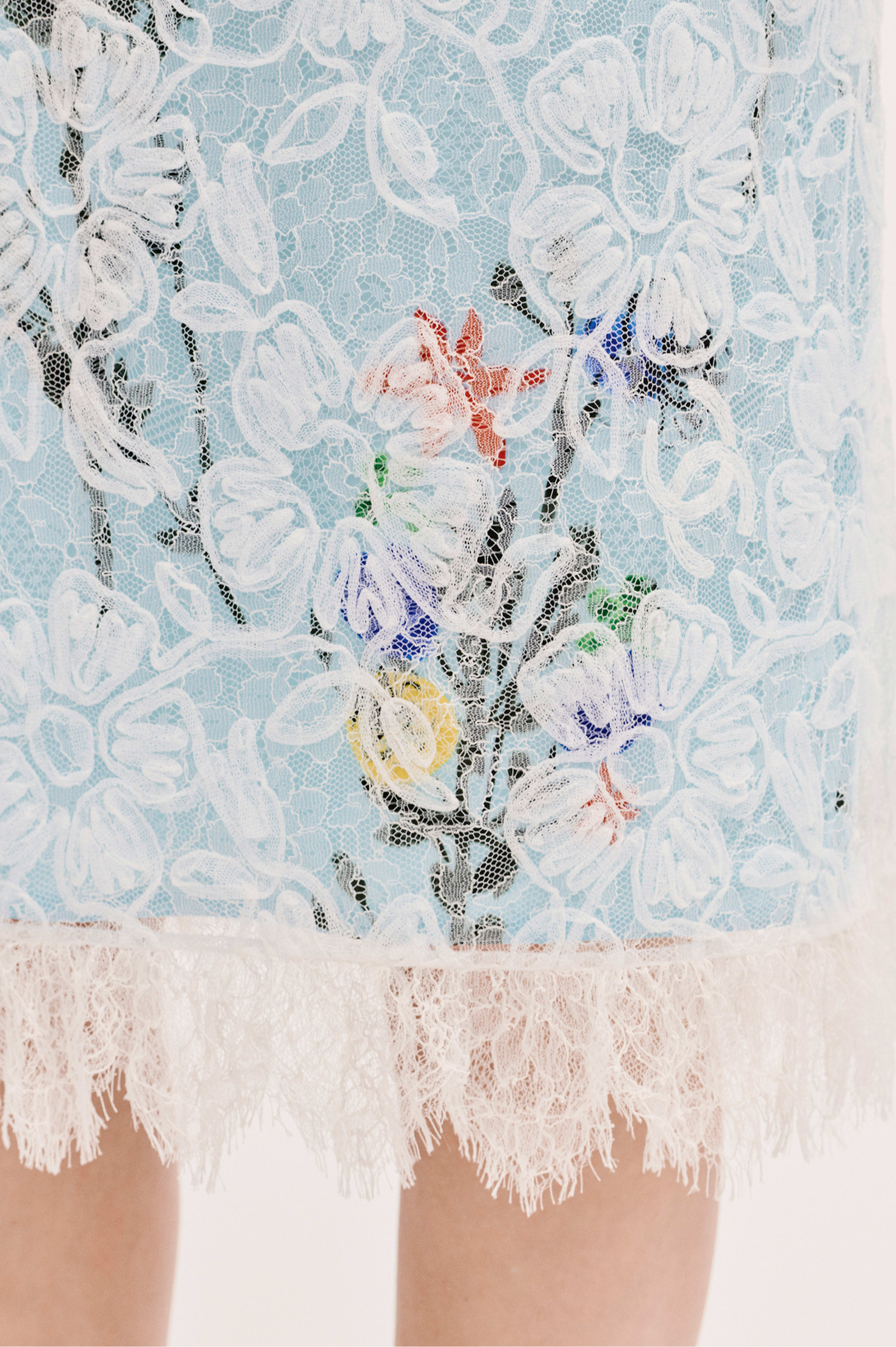 ミディ スカート - レース、ホワイト — ファッション | CHANEL シャネル