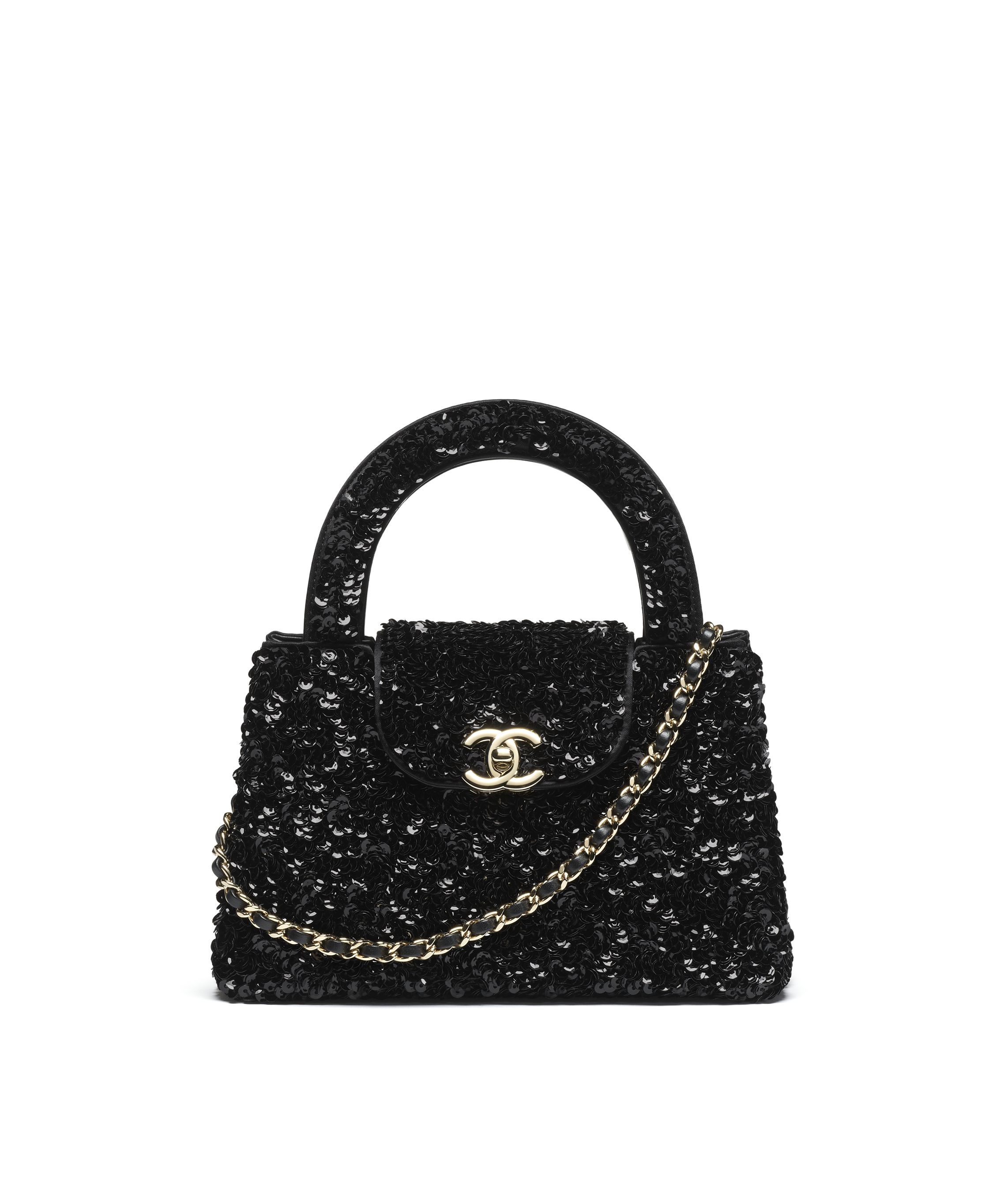 ヴァニティケース - スパンコール、ブラック — ファッション | CHANEL