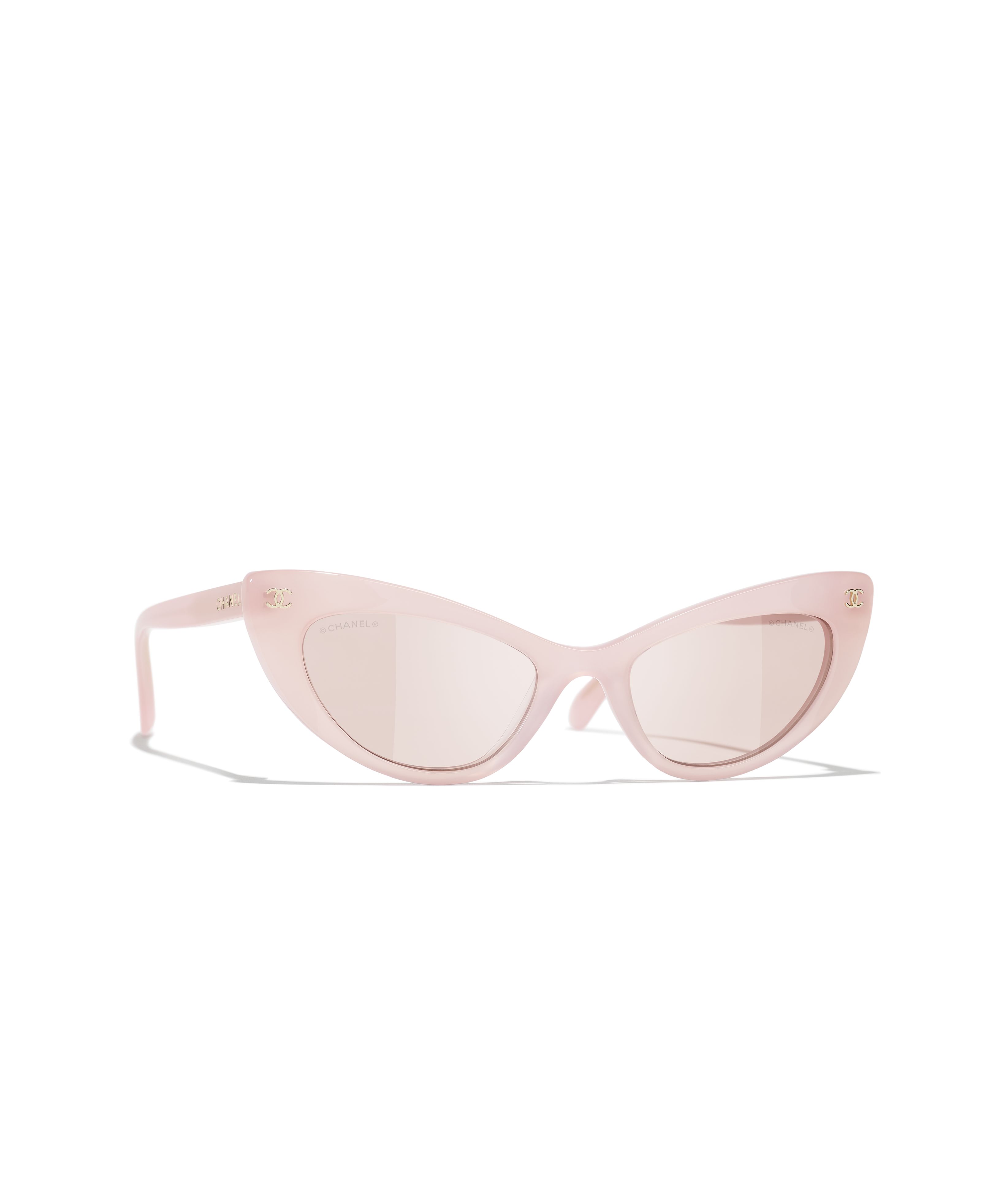 CHANEL サングラス: キャッツアイ シェイプ サングラス, アセテート