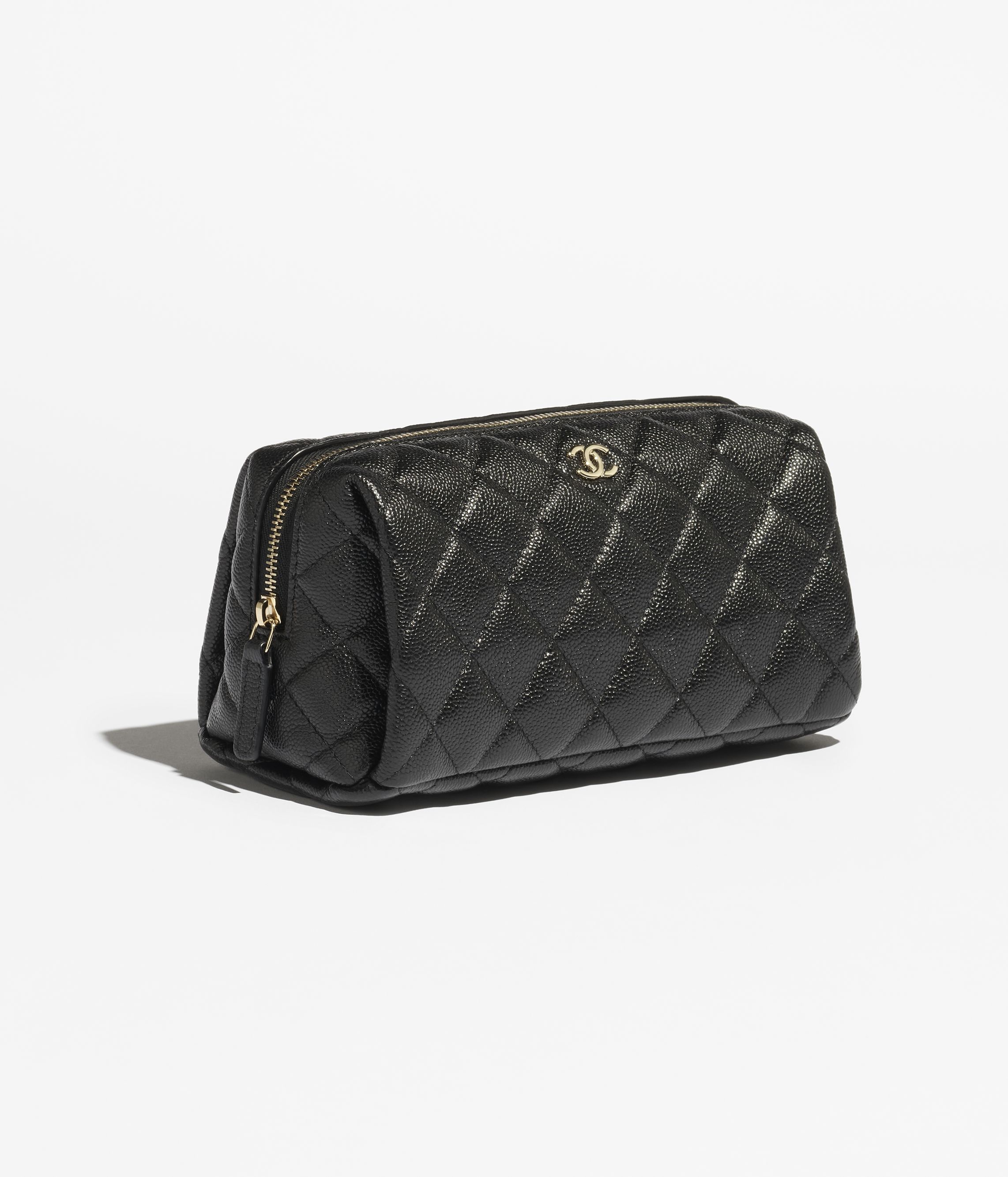 クラシック ジップ ケース - シャイニー グレインド カーフスキン