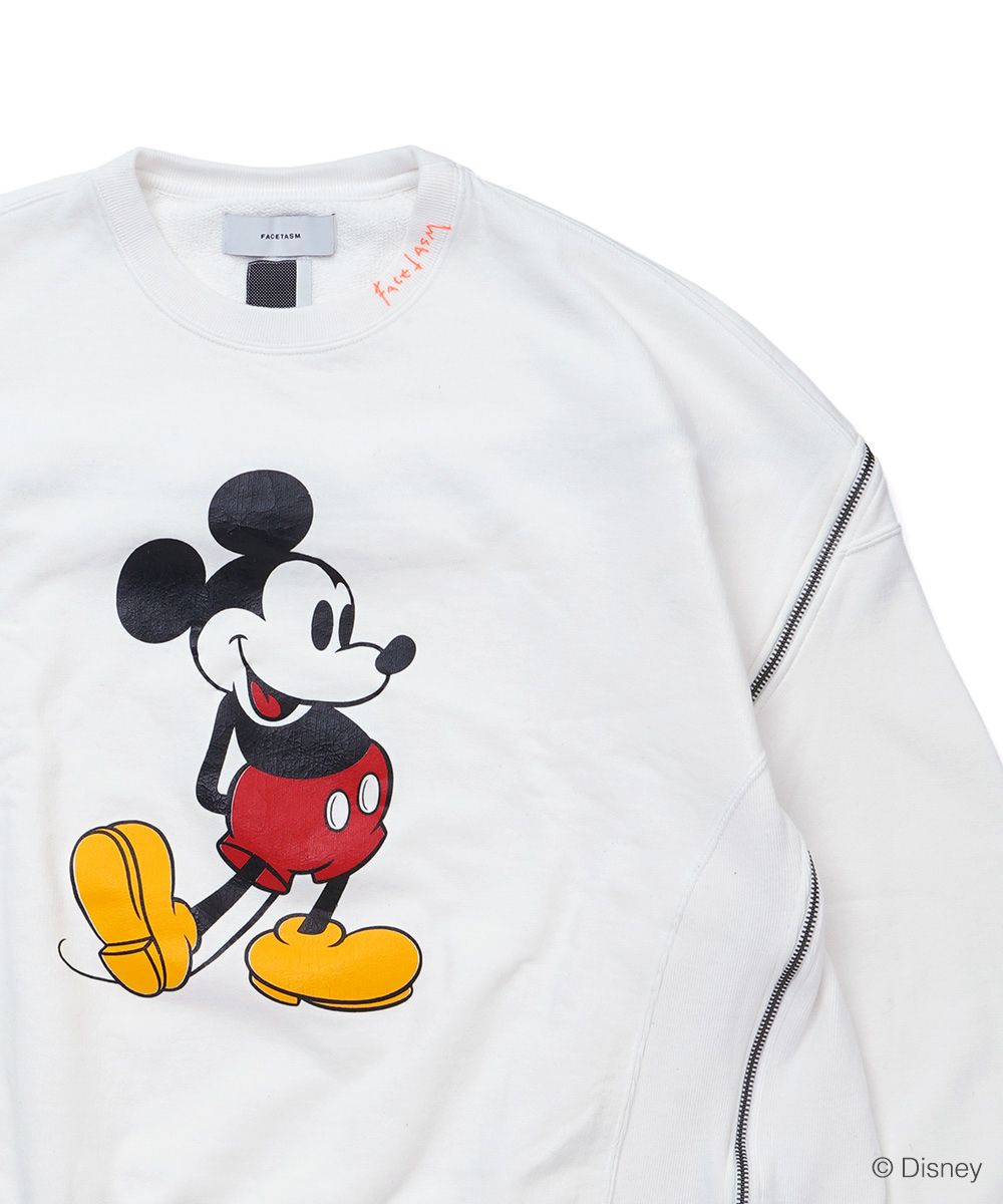 FACETASM MICKEY ZIPPER CREWNECK ミッキー