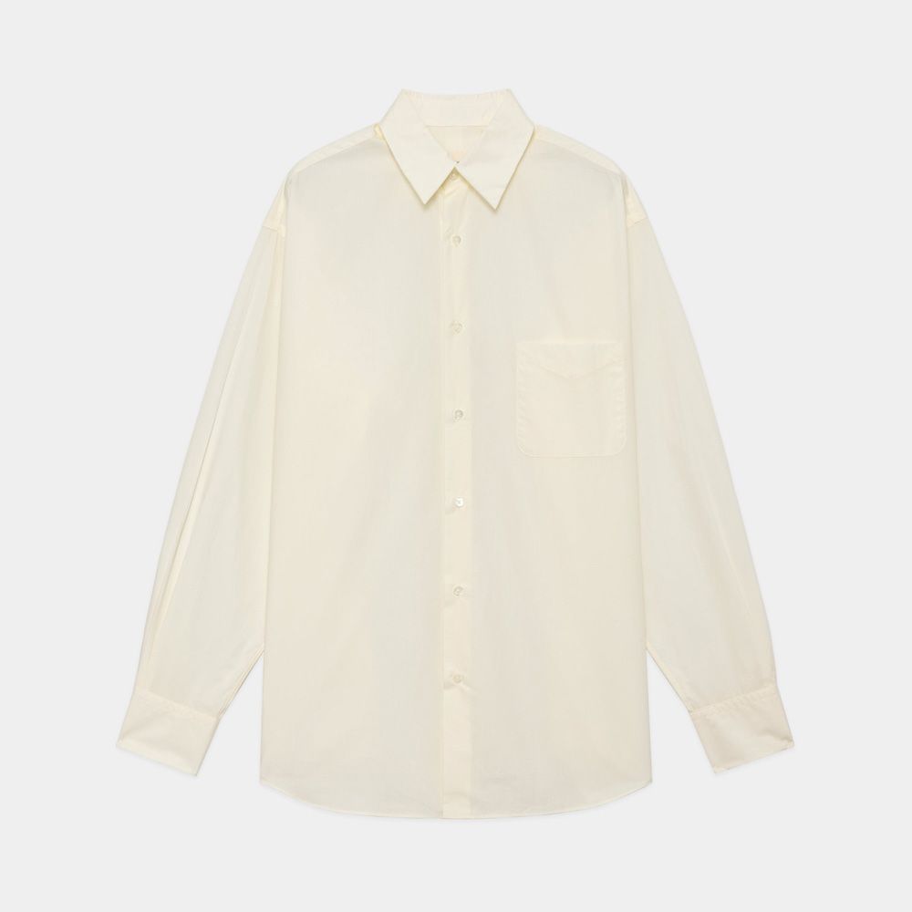 MARKAWARE - COMFORT FIT SHIRT - IVORY / オーガニックGIZA80/1タイプ