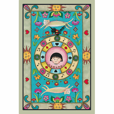 ちびまる子ちゃん扉絵デザイン壁掛け時計｜グッズ｜ちびまる子ちゃん
