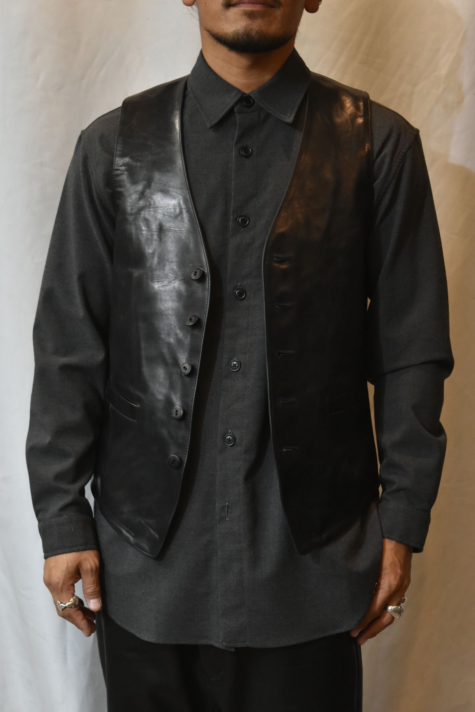 ISAMU KATAYAMA BACKLASH - ジャパンカーフレザー グレージング仕上げ