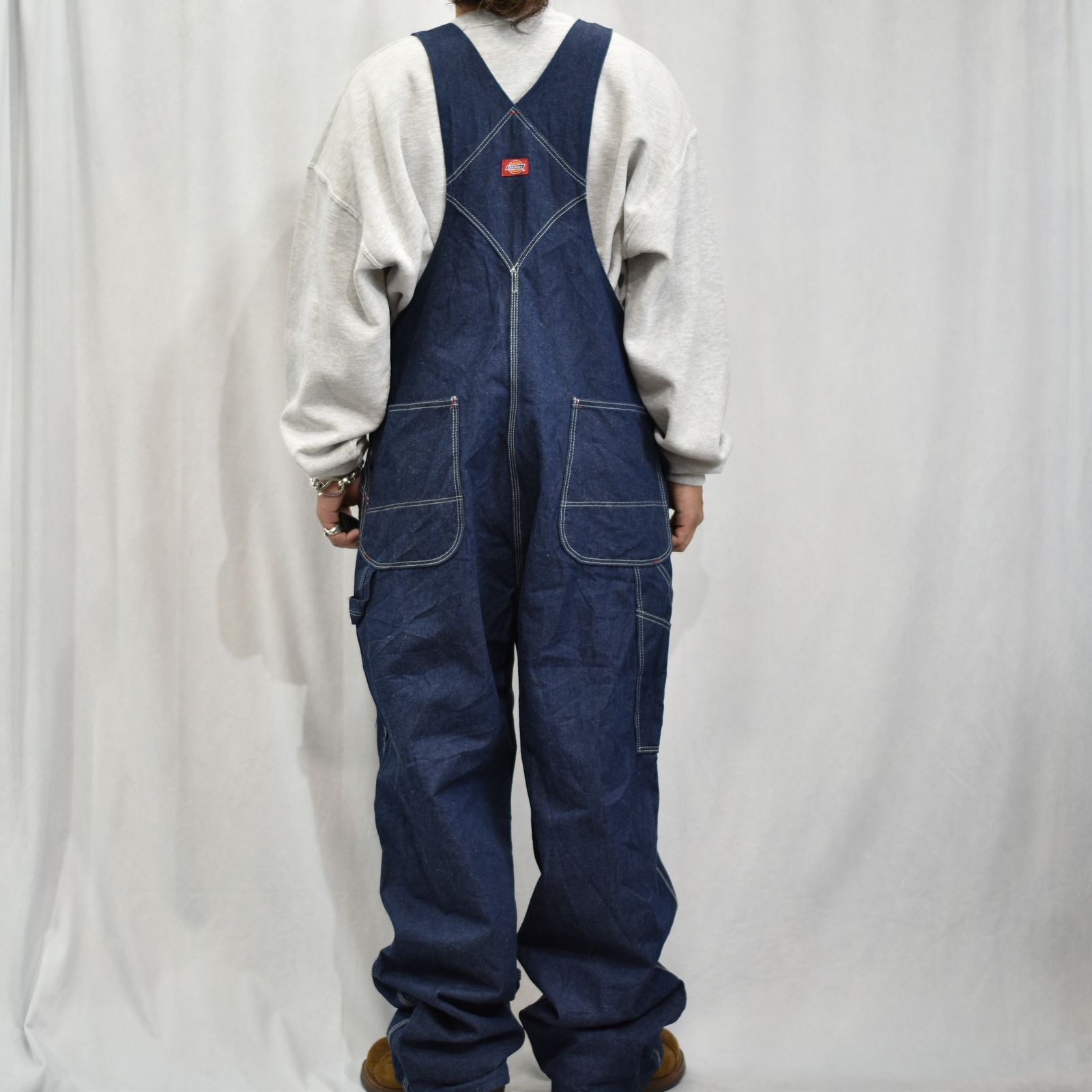 古着 90's / Dickies ディッキーズ リジッドデニム オーバーオール