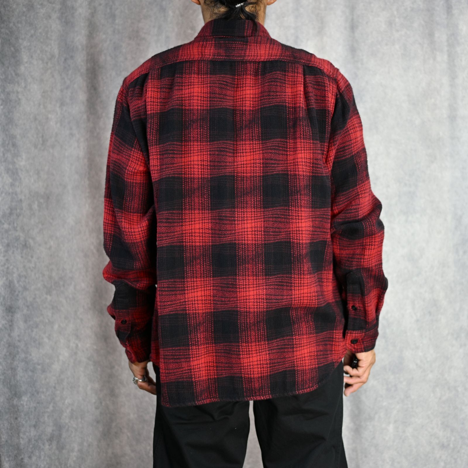 MINEDENIM - Distortion Ombre Check Flannel Over SH （RPT） / オン