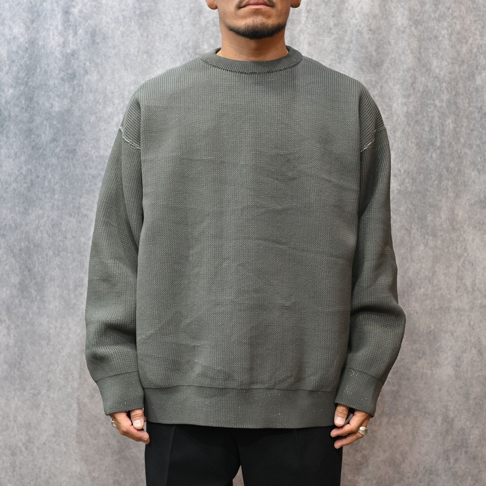 N.HOOLYWOOD - EXCHANGE SERVICE TOPS KNIT （MIX GRAY