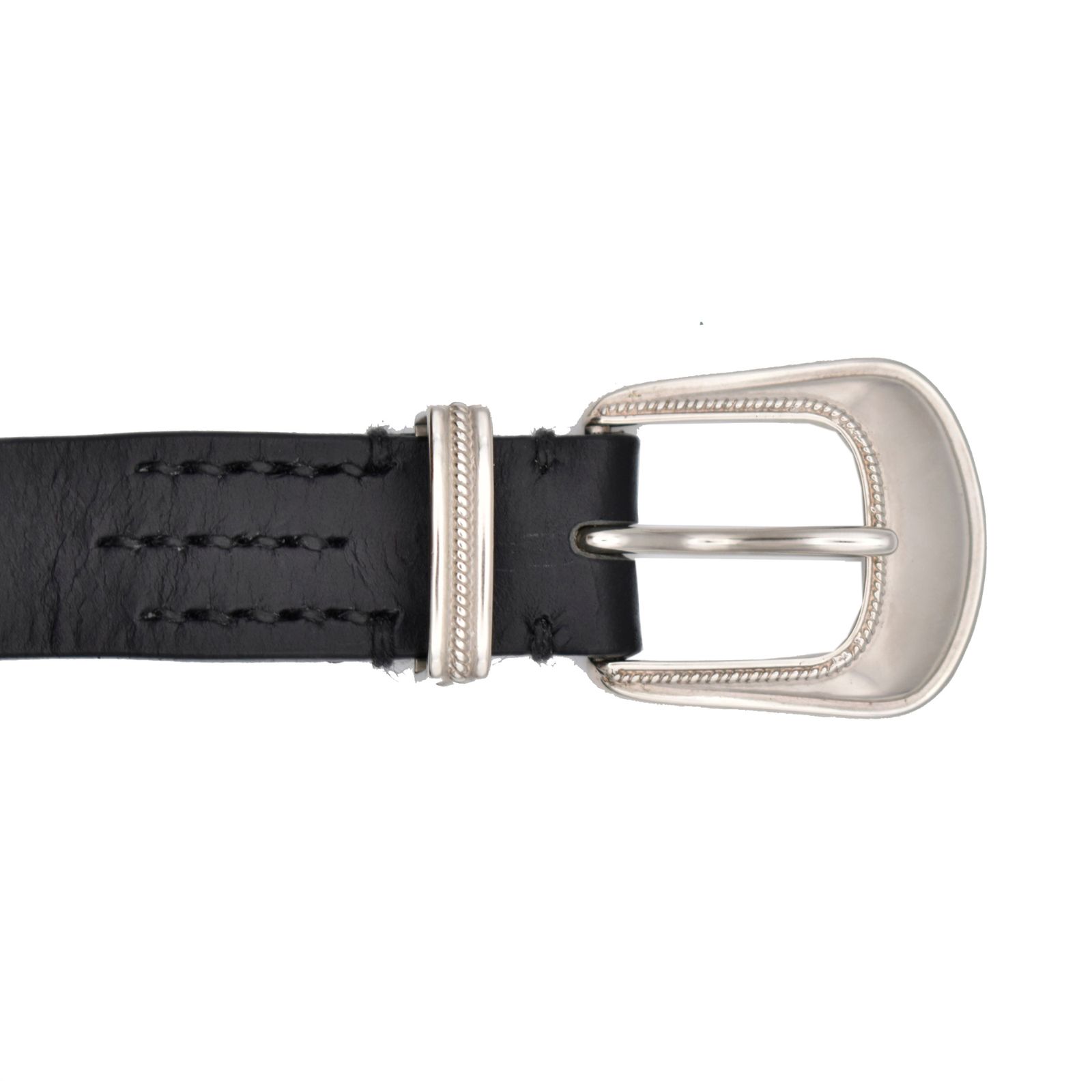 MINEDENIM - Western Leather Belt （BLK） / ウエスタン レザー