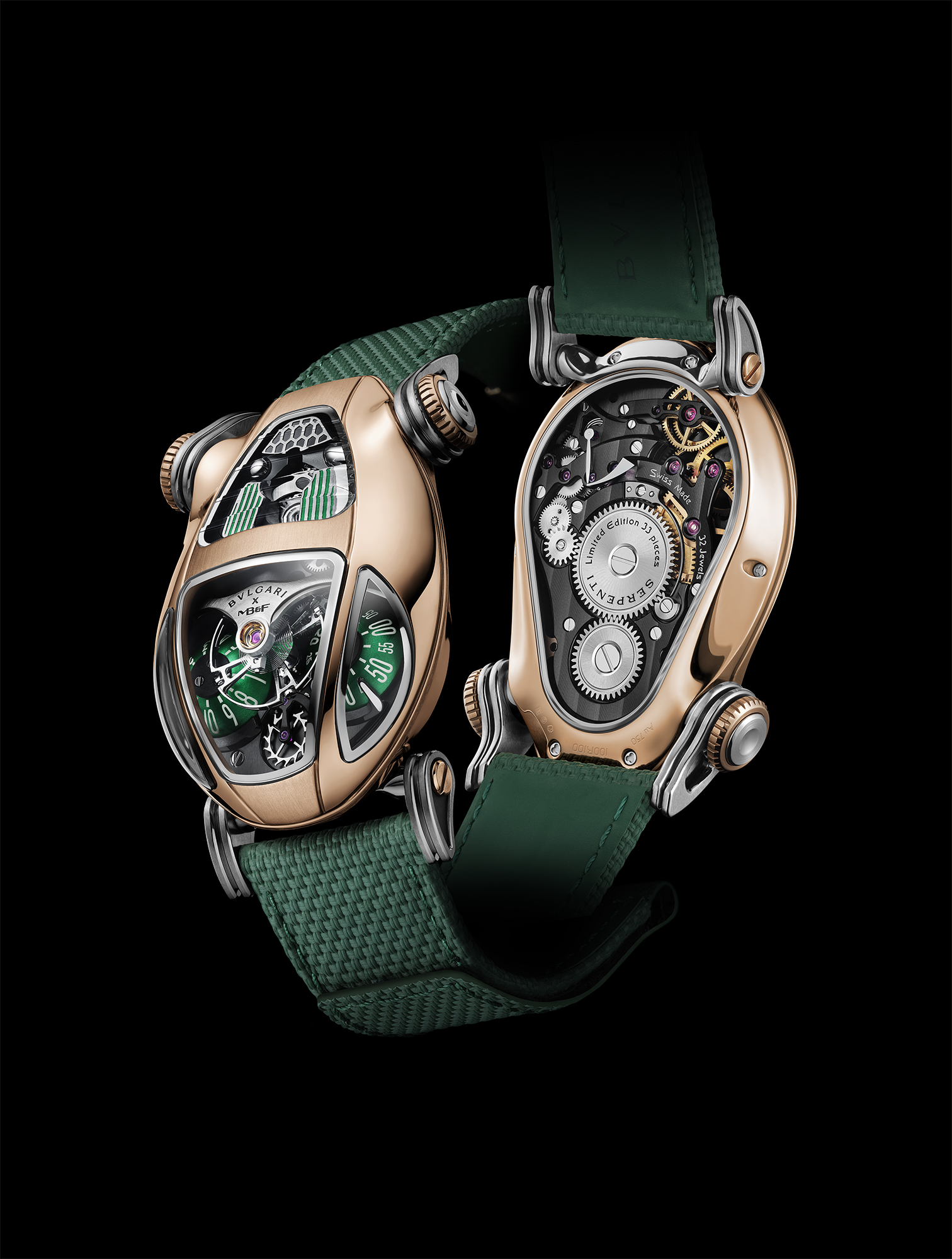 BVLGARI X MB&F SERPENTI Rose Gold - Chronopassion