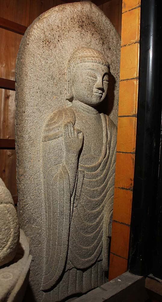 石仏寺阿弥陀如来立像 | 生駒市デジタルミュージアム