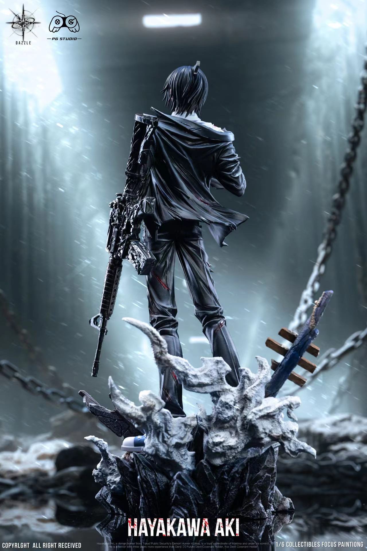 Chainsaw Man Dazzle x PG Studio Hayakawa Aki Resin Statue