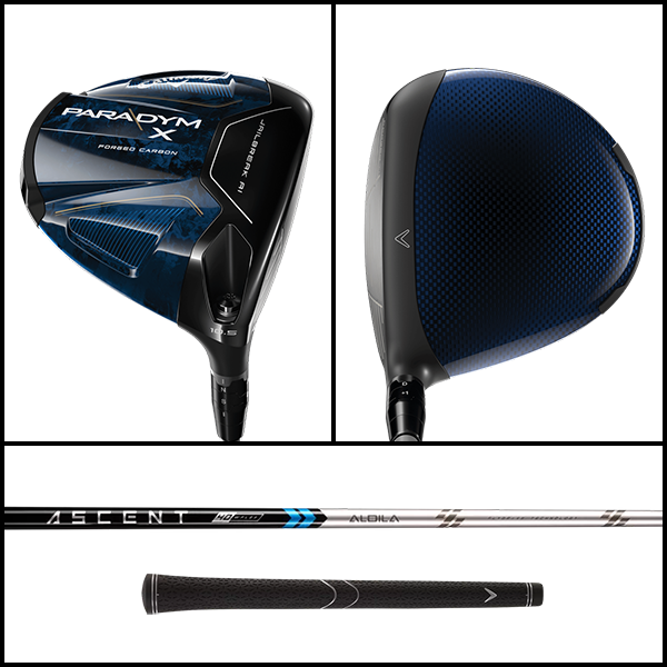 Callaway Women's Paradym X (right-handed, women's flex) - Clublender