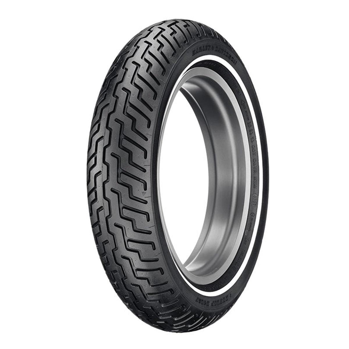 Dunlop D402 MH90-21 Front Medium Whitewall Motorcycle Street Tire