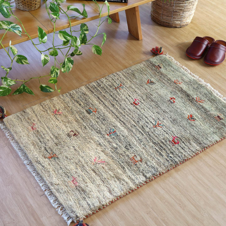 ギャッベ玄関マット 60×90cm｜手織ラグの店クラフトワーク