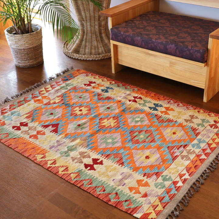 キリムラグ 約150×100cm（1畳）｜手織ラグの店クラフトワーク