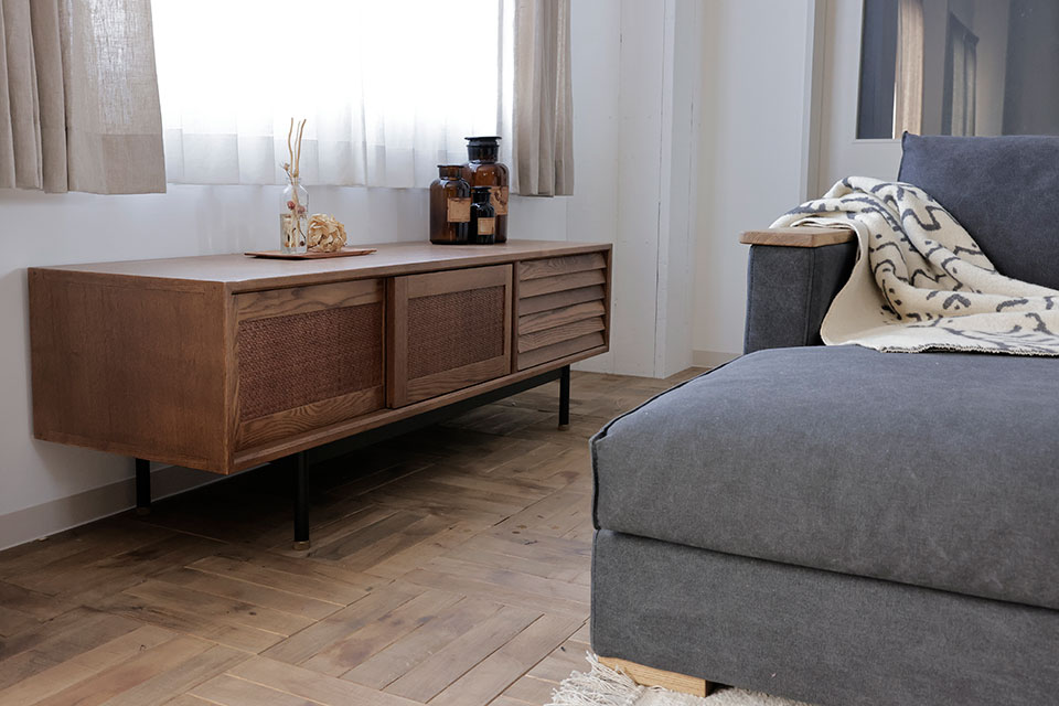 フィン テレビボード｜収納家具｜CRUSH CRASH PROJECT -クラッシュ