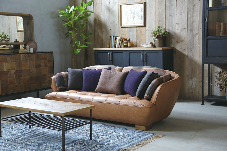 オピアムソファRL(リサイクルレザー仕様)｜ソファ｜CRUSH CRASH