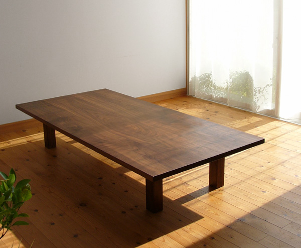 ウォールナット無垢材 ローテーブル CEE LOW TABLE THE LOW TABLE