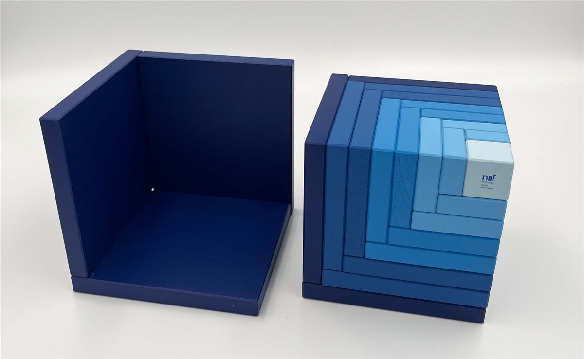 ネフ(naef）積み木 セラ・青: 木のおもちゃ｜クレヨンハウス