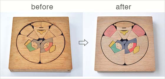 小黒三郎の五月人形(組み木)《予約受付中》｜木のおもちゃの通販