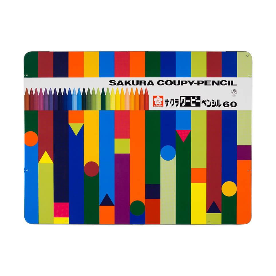 クーピーペンシル60色（缶入り）｜クーピーペンシル｜クーピー