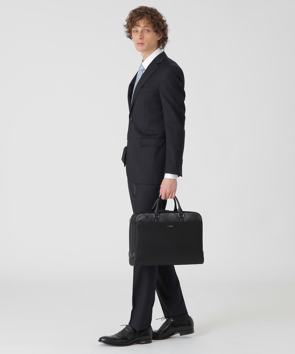 ナイロンコンビカルゼシャドークレストブリッジチェックビジネス