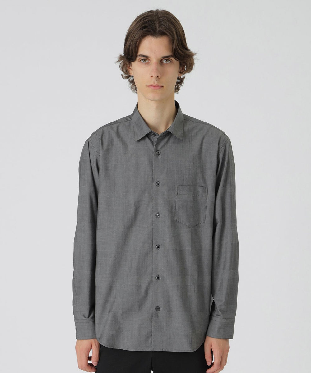 シャドークレストブリッジチェックシャツ（カジュアルシャツ）｜BLACK