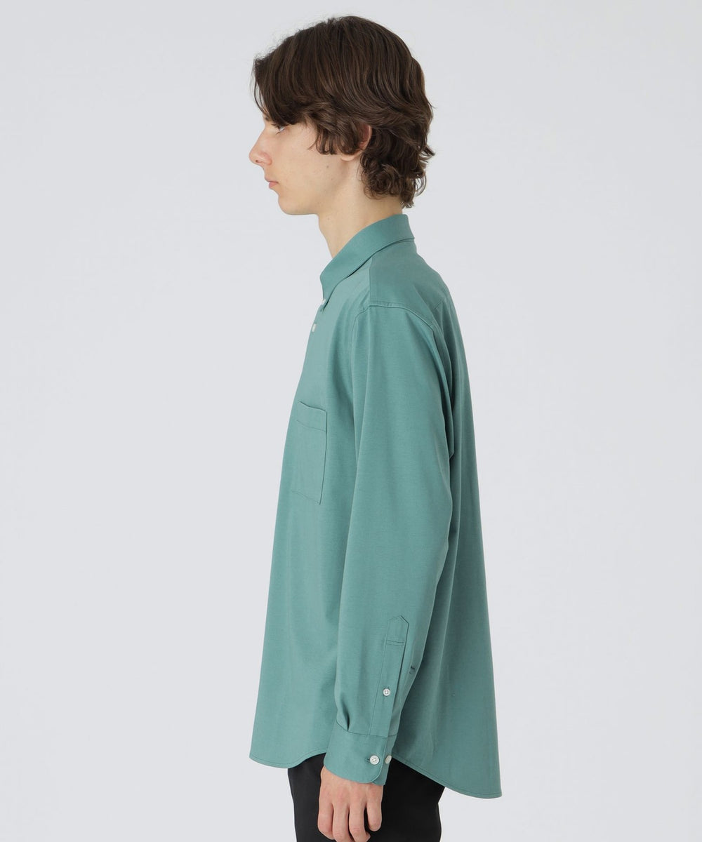 マーセライズプレーティングシャツ（カジュアルシャツ）｜BLACK LABEL